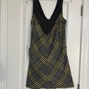 Free People Charcoal Cable Knit Sweater